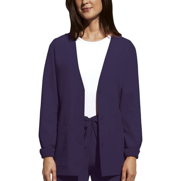 Cherokee 4301 Women's Workwear Cardigan Warm-Up Scrub Jacket Chz Color/Size Cherokee 4301 Women's Workwear Cardigan Warm-Up Scrub Jacket Chz Color/Size